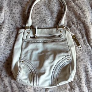 Cole Haan Off-White Leather Shoulder Bag